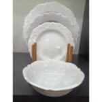 Porland Porselen Queen 24 Parça 6 Kişilik Yemek Takımı -Sade - Görsel 4