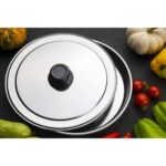 Bay Dursan Paslanmaz Çelik Tava Tencere Kapağı Balık Tavası Kapağı