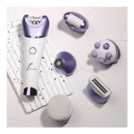 Veryfit 6 Başlıklı Masaj Pedikür Epilatör (Yüz+Koltuk Altı+Bikini Bölgesi+Bacak) Islak Ve Kuru Kablosuz