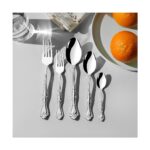 Nehir Lalezar Saten 12 Kişilik 60 Parça Kutulu Çatal Kaşık Takımı