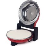 Dr.Maya® | Pro Plus Taş Fırın Pizza Makinesi - Kırmızı - Görsel 3