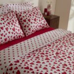 Karaca Home Amour Bliss  Pamuk Çift Kişilik Nevresim Takımı Kırmızı - Görsel 3