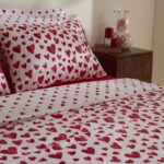 Karaca Home Amour Bliss  Pamuk Çift Kişilik Nevresim Takımı Kırmızı - Görsel 4