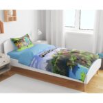 Erays Home Minecraft 3D Dijital Baskılı Tek Kişilik Nevresim Takımı Genç Nevresim Takımı - Görsel 3