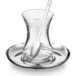 Jumbo Mia 18 Parça 6 Kişilik Çelik Çay Seti - Görsel 4