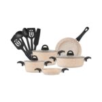 Karaca Biogranit Sare 13 Parça Servis Gereci Hediyeli Tencere Seti - Görsel 2