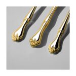 Nehir Lalezar Altın Sade 6 Kişilik 36 Parça Kutulu Çatal Kaşık Bıçak Takımı - Görsel 3