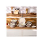 Emsan Crystal 11 Parça Tencere Seti Bej - Görsel 2