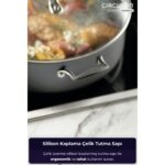 Circulon 28 cm Kapaklı Sığ Tencere - Görsel 2