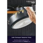 Circulon 28 cm Kapaklı Sığ Tencere - Görsel 3