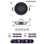 Circulon 28 cm Kapaklı Sığ Tencere - Görsel 4