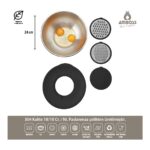 Amboss Big Chef 21 Parça Paslanmaz Çelik Tencere Tava Çeyiz Seti - Görsel 3