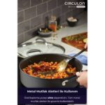 Circulon 28 cm Kapaklı Sığ Tencere - Görsel 5