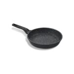 Nehir Siyah 2 Parça Alüminyum Döküm Granit Tava Takımı - Görsel 2