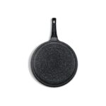 Nehir Siyah 2 Parça Alüminyum Döküm Granit Tava Takımı - Görsel 4