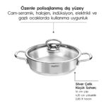 Nehir Silver 6 Parça Paslanmaz Çelik Sahan Seti (16-18-20 cm) - Görsel 4