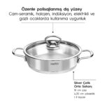 Nehir Silver 6 Parça Paslanmaz Çelik Sahan Seti (16-18-20 cm) - Görsel 5