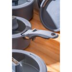 Acar Biogrey 9 Parça Pişir Sakla Tencere Seti - Görsel 4