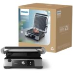 Philips HD6301 2200W 5000 Serisi Yanmaz Yapışmaz Döküm Plakalı Izgara ve Tost Makinesi