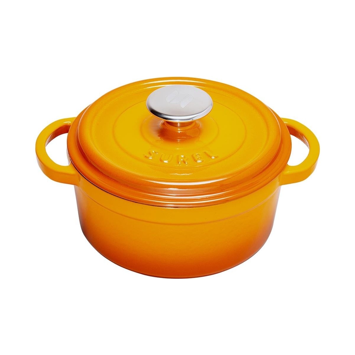 110000903386780.jpg Sürel Derin Tencere Degrade Turuncu 28 cm - Görsel 1