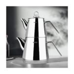 Nehir Alya Maxi Büyük Boy Paslanmaz Çelik 1.10-2.15 Lt. Çaydanlık Takımı