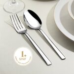 Nehir Dalyan Sade 12 Kişilik 72 Parça Kutulu Çatal Kaşık Bıçak Takımı - Görsel 5