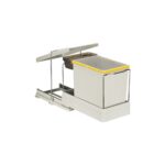 Pelikan 21600 Raylı Dolap Içi Çöp Kovası 16+1 Lt (17 Lt) - Mutfak Çöp Kovası