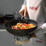 Nehir Titanium Siyah 28 Cm Wok Tava