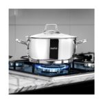 Nehir Silver Klasik 8 Parça Paslanmaz Çelik Tencere Seti - Görsel 2