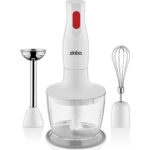 Sinbo El Tipi Blender - 350 W Güç, 600 ml Kapasite, Doğrama Fonksiyonu, Paslanmaz Çelik Bıçaklar, Ergonomik Tasarım