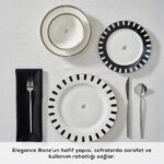 Karaca Elegance Bone 50.Yıl İmza Koleksiyonu Kore 24 Parça 6 Kişilik Yemek Takımı - Görsel 5