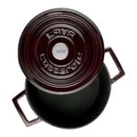 Lava Trendy Premium Serisi Demir Döküm Derin Tencere 28 cm Majolika Mor - Görsel 2