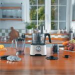 Karaca 10 Farklı Aparatlı Premium Mutfak Robotu Blender Seti, Doğrayıcı 2000W | 4 Kanatlı Bıçak  - Güçlü Performans, Onerous Tartı Hediye - Görsel 5