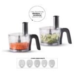 Karaca 10 Farklı Aparatlı Premium Mutfak Robotu Blender Seti, Doğrayıcı 2000W | 4 Kanatlı Bıçak  - Güçlü Performans, Onerous Tartı Hediye - Görsel 4