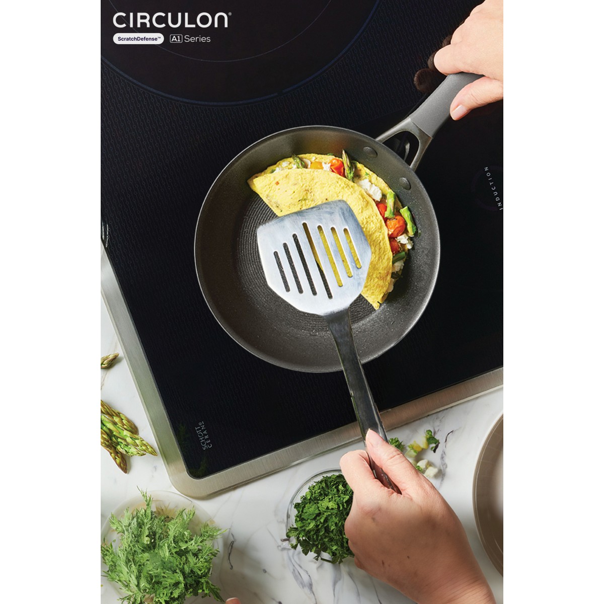 110000911613696.jpg Circulon 22 cm Kızartma Tavası - Görsel 1