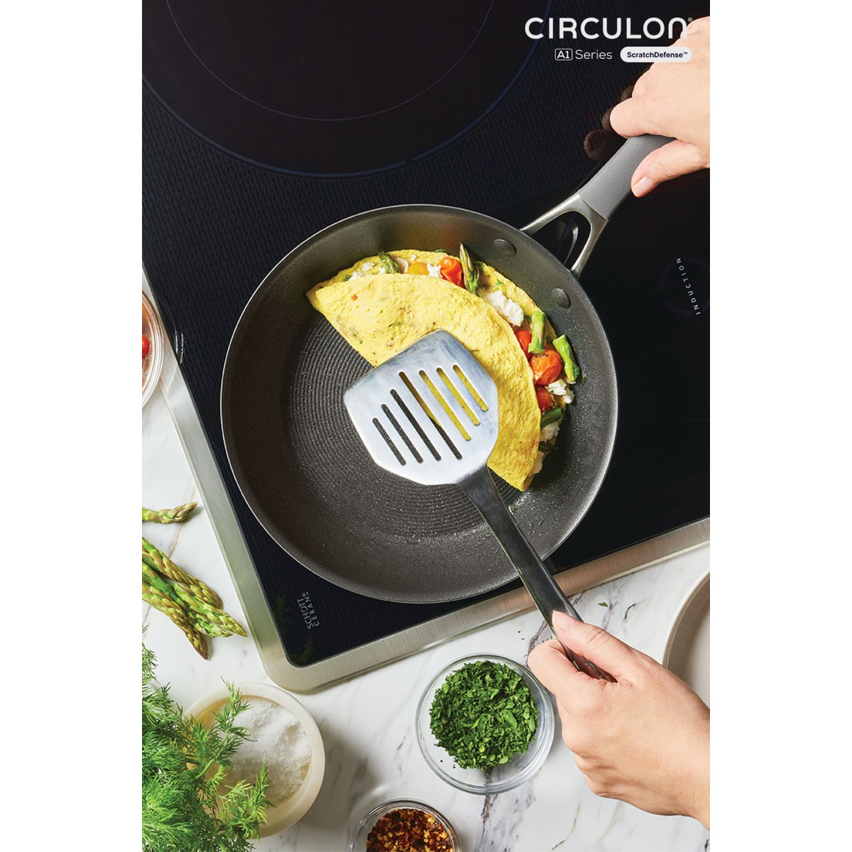 110000911614303.jpg Circulon 26 cm Kızartma Tavası - Görsel 1