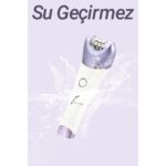 Veryfit 6 Başlıklı Masaj Pedikür Epilatör (Yüz+Koltuk Altı+Bikini Bölgesi+Bacak) Islak Ve Kuru Kablosuz - Görsel 3