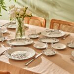 Bella Maison Vintage Porselen 26 Parça 6 Kişilik Kahvaltı Takımı Mavi - Görsel 2