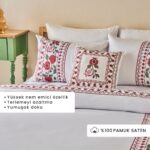 Bella Maison %100 Pamuk Saten Jolly Tek Kişilik Nevresim Seti Kırmızı (160x220 cm) - Görsel 2