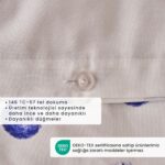 Bella Maison %100 Pamuk Ranforce Blueberry King Size Nevresim Seti (240x220 cm) - Görsel 3