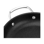 Nehir Titanium Siyah 22 Cm Kapaklı Sahan - Görsel 4