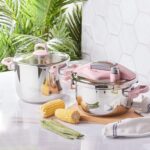 Karaca Perfect Pink Düdüklü Tencere Seti 4+6 Lt