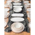 Rossev Yemek Takımı Modern Point 35 Parça 6 Kişilik