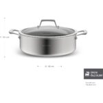 Karaca Plasma Steel 3ply Karnıyarık Tencere 30 cm - Görsel 2