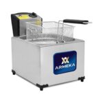 Özen Endüstriyel Mutfak 5 Litre Tek Hazneli Elektrikli Kapaklı Fritöz Sanayi Tipi - Görsel 2