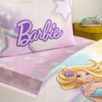 Taç Lisanslı Barbie Mermaid Tek Kişilik Pamuk Nevresim Takımı - Görsel 3