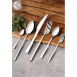 Gökdil Tuana 36 Parça Sade 6 Kişilik Çelik Çatal & Kaşık & Bıçak Takımı