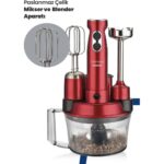 Goldmastert GM-7239VK Elenamax Vişne Kırmızı Mutfak Robotu - Görsel 5