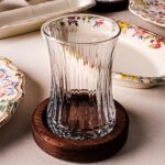 Snippy Rosso -26 Parça Porselen Kenarları Silik Vintage Tuval Model Kahvaltı Takımı 6 Kişilik Kahvaltı Seti - Görsel 5