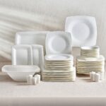Karaca Fine Pearl Roma 58 Parça 12 Kişilik Yemek Takımı